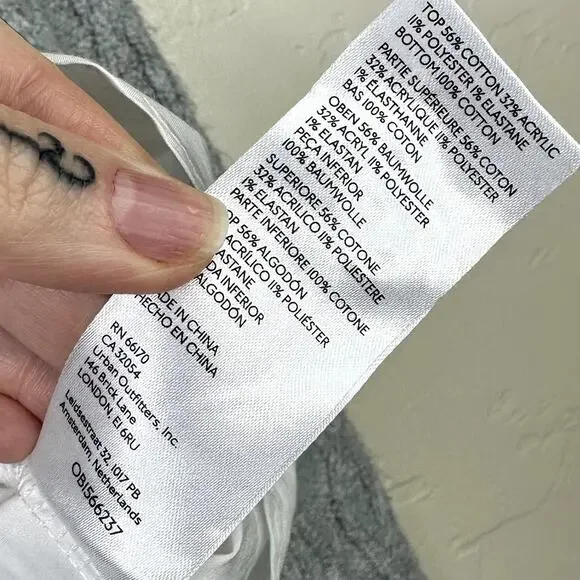 Maeve Anthropologie NWOT Gray Cable-Knit Layered Crewneck Overlay Button Sweater - Picture 9 of 9